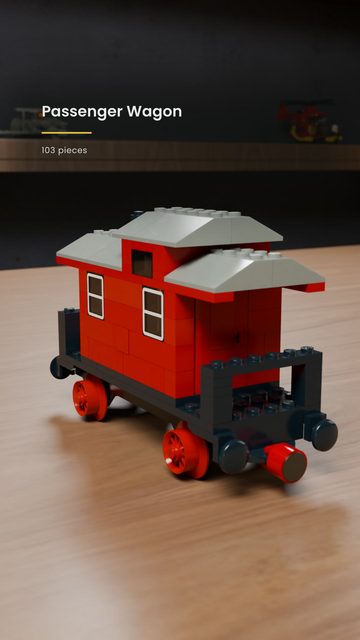 LEGO® 164 Passenger Wagon build video cover