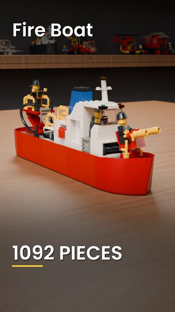 LEGO® 4025 Fire Boat build video cover