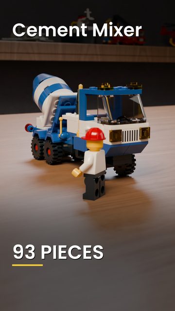 LEGO® 6682 Cement Mixer build video cover