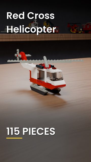 LEGO® 6691 Red Cross Helicopter build video cover