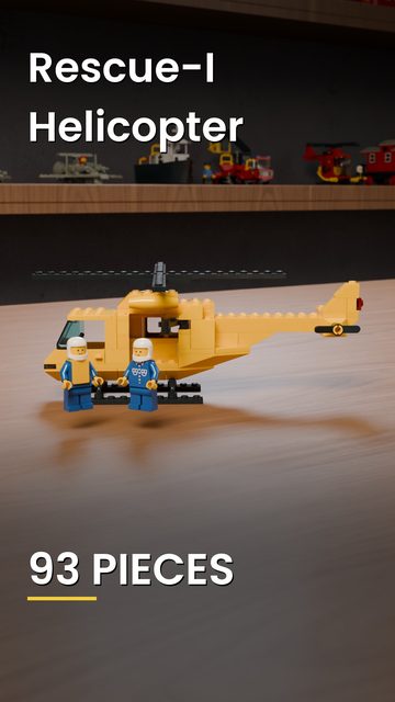 LEGO® 6697 Rescue-I Helicopter build video cover