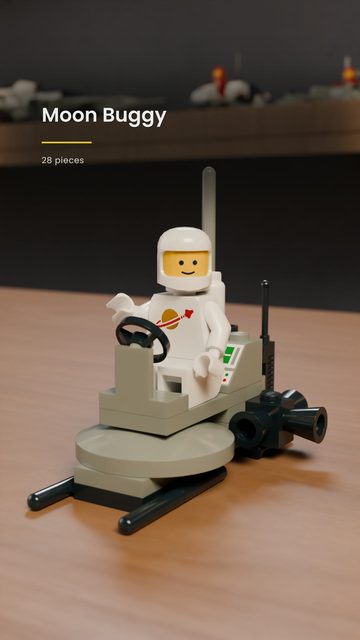 LEGO® 6801 Moon Buggy build video cover