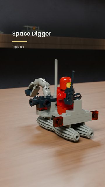 LEGO® 6822 Space Digger build video cover