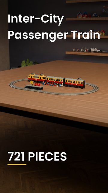 LEGO® 7740 Inter-City Passenger Train build video cover