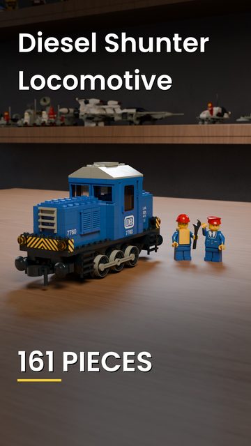 LEGO® 7760 Diesel Shunter Locomotive build video cover