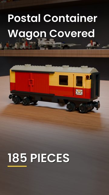 LEGO® 7819 Postal Container Wagon Covered build video cover