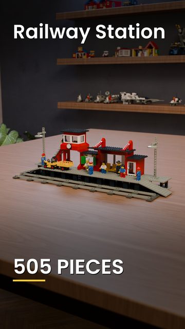 LEGO® 7824 Railway Station build video cover
