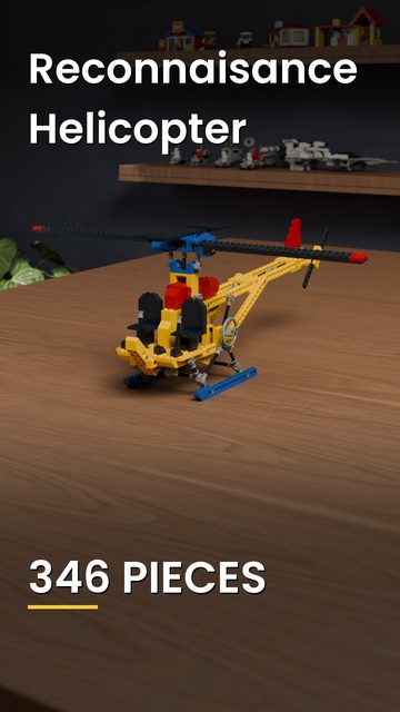 LEGO® 852 Reconnaisance Helicopter build video cover