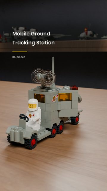 LEGO® 894 Mobile Ground Tracking Station build video cover