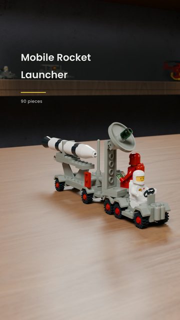 LEGO® 897 Mobile Rocket Launcher build video cover