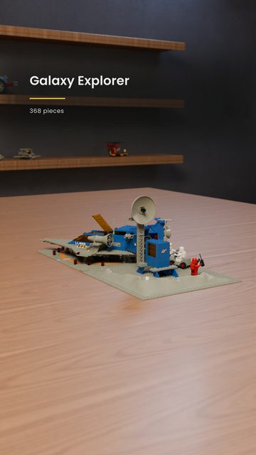 LEGO® 928 Galaxy Explorer build video cover